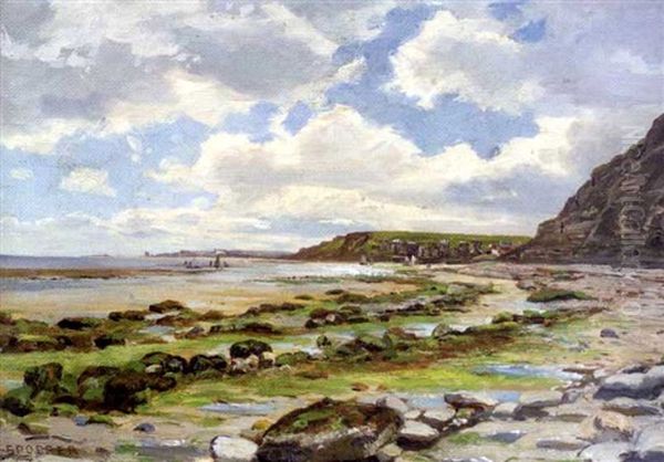 Normandian Rannikolta (from The Coast Of Normandy) Oil Painting by Eduard Spoerer