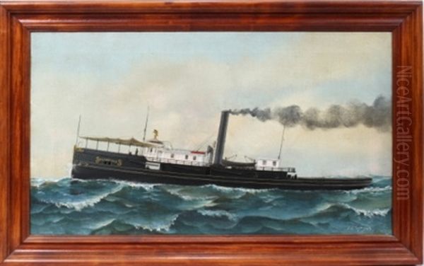 The Tug, Sweepstakes Oil Painting by Howard Freeman Sprague