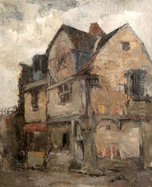 Maison De Flandres Oil Painting by Louis Charles Spriet