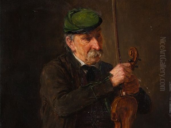 Violin Player by Alfons Spring