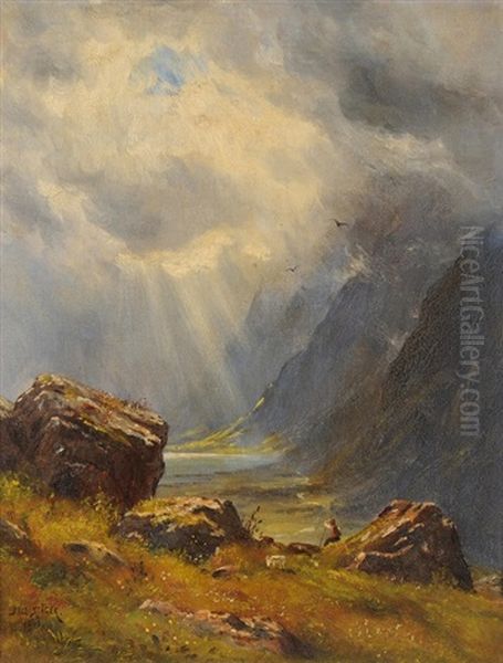 Nach Dem Gewitter Im Klonthal Bei Richisau by Balz Staeger