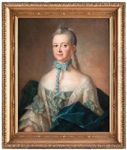 Beata Sofia Sparre Af Sofdeborg Oil Painting by Johan Stalbom