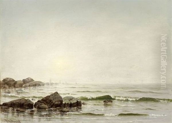 Morning At Nahant Oil Painting by J.W. Stancliff