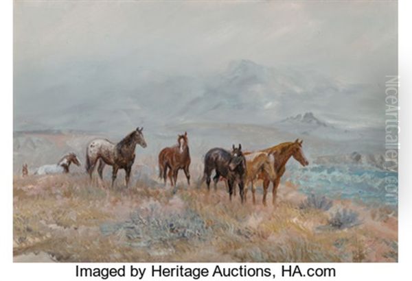 Wild Horses by William M. Standing