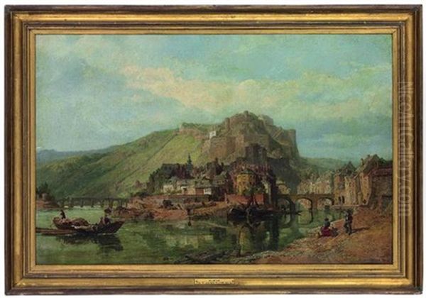 Namur On The Meuse, Belgium Oil Painting by George Clarkson Stanfield