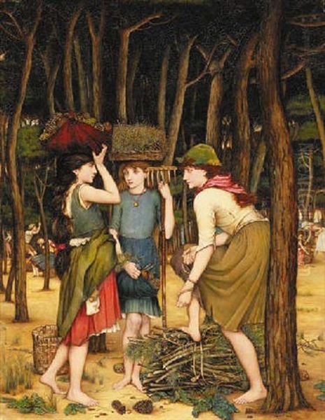 Pine Woods At Viareggio by John Roddam Spencer Stanhope