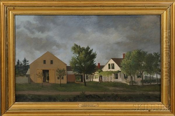 Stockbridge Homestead, Freeport, Maine Oil Painting by Franklin Stanwood