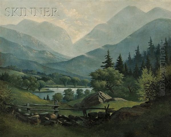 Crawford Notch, New Hampshire Oil Painting by Franklin Stanwood