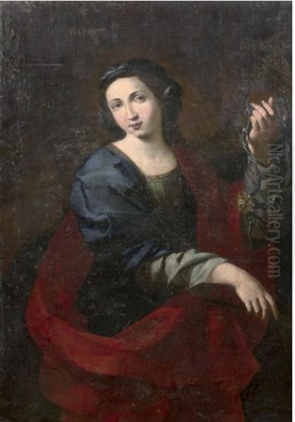 Allegorie De La Temperance Oil Painting by Massimo Stanzione