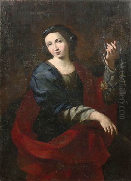 Allegorie De La Temperance Oil Painting by Massimo Stanzione