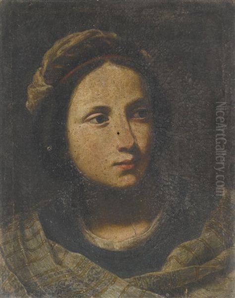 Portrait Of A Lady, Bust-length Oil Painting by Massimo Stanzione