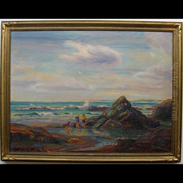 Coastal Scene Oil Painting by Owen Staples