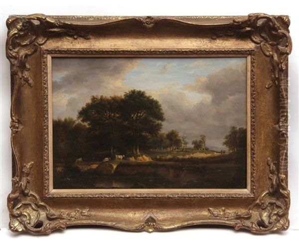 Hampstead Heath, London Oil Painting by James Stark