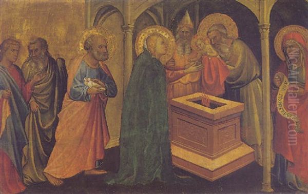 The Presentation Of Christ In The Temple Oil Painting by Gherardo die Jacopo Starnina