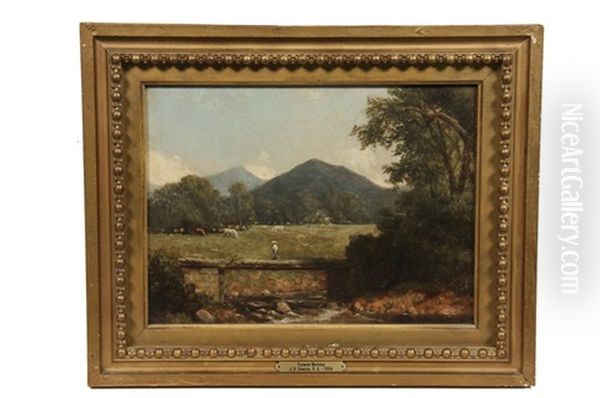 Vermont Morning Oil Painting by Junius Brutus Stearns