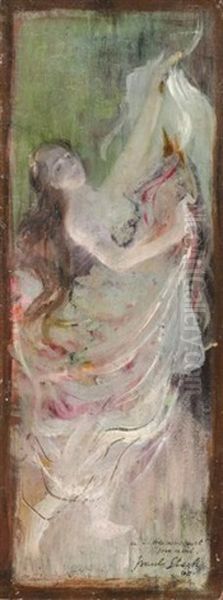 La Danseuse Oil Painting by Paul Albert Steck