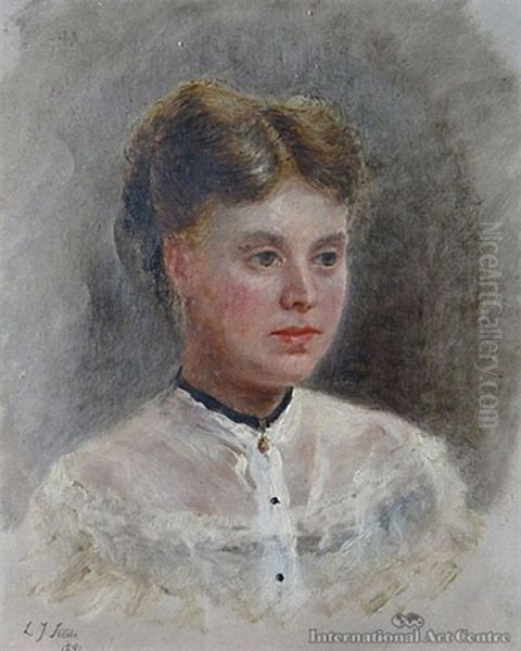 Pioneer Woman Oil Painting by Louis John Steele