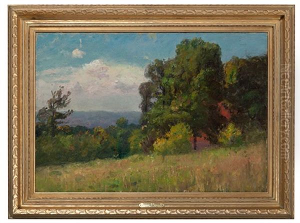 Clear Summer Day Oil Painting by Theodore Clement Steele