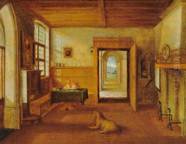 Der Heilige Hieronymus Im Gehause Oil Painting by Hendrick van Steenwyck the Elder