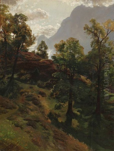 Richisau Oil Painting by Johann Gottfried Steffan