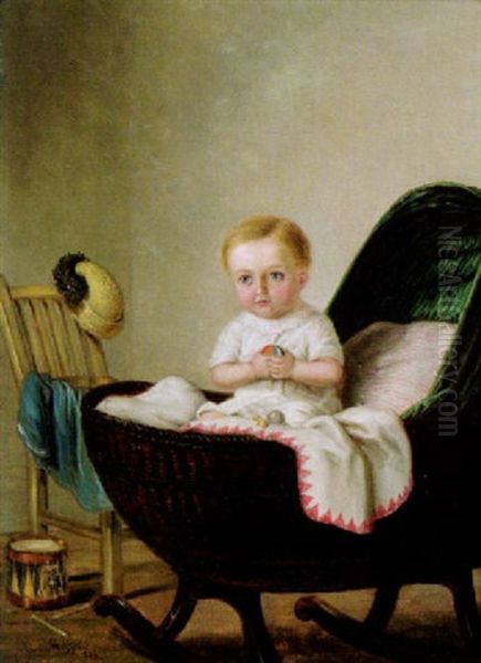 Kinderportrait Eines Mitgliedes Des Kaiserhauses (?) Oil Painting by Eduard Steffen