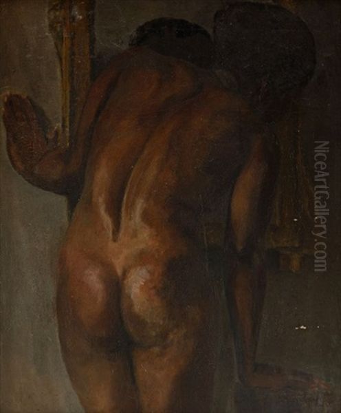 Le Modele Noire, Masseida Oil Painting by Theophile Alexandre Steinlen