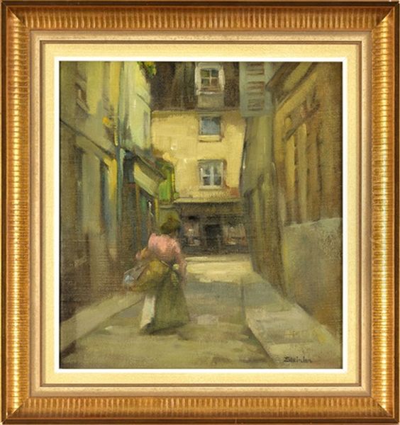 Trottin Au Retour Du Marche Oil Painting by Theophile Alexandre Steinlen