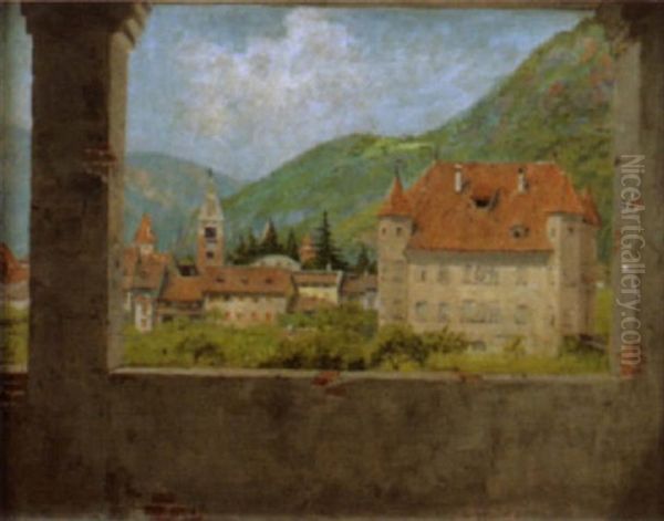 Sommerliches Bozen Oil Painting by Fritz Steinmetz-Noris