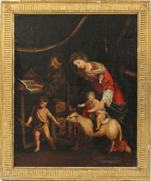 Madonna & Child Oil Painting by Jacques Stella