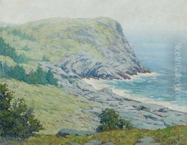 Whitehead, Monhegan Oil Painting by George J. Stengel