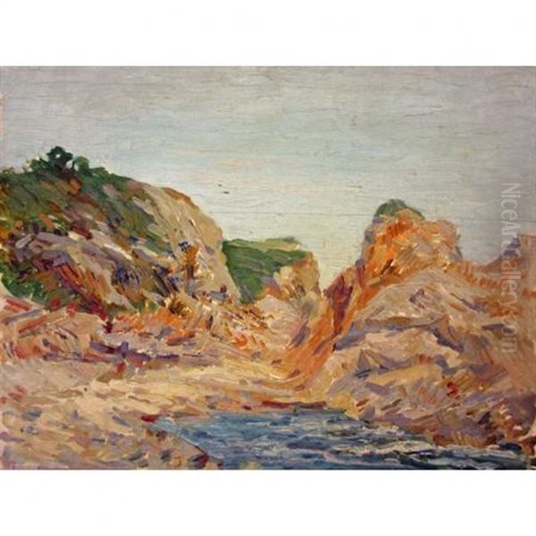 Cove Oil Painting by George J. Stengel