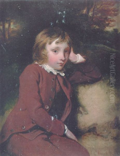 Portrait Of Master Edgcumbe Oil Painting by Francis Philip Stephanoff