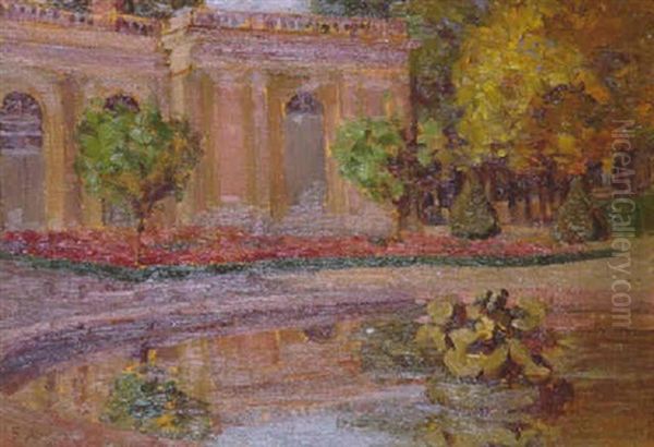 Grand Trianon, Versailles Oil Painting by Ethel Anna Stephens