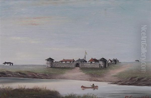 Fort Gary Oil Painting by Lionel Macdonald Stephenson