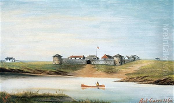 Fort Garry In Summer Oil Painting by Lionel Macdonald Stephenson