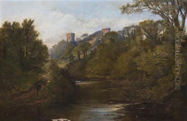 English Landscape Oil Painting by Charles Brooke Branwhite