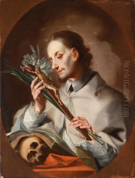 Saint John Of Nepomuk Oil Painting by Ignaz Stern