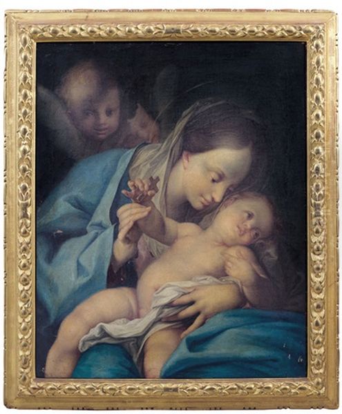 Madonna Con Bambino Ed Angeli by Ignaz Stern