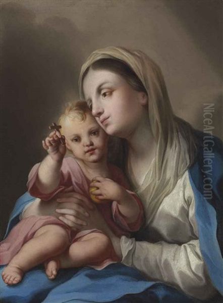 The Madonna And Child Oil Painting by Ignaz Stern