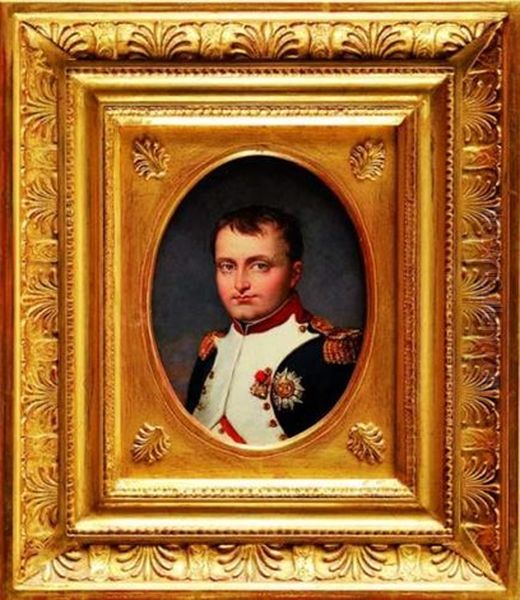 L'empereur Napoleon 1er Oil Painting by Charles Auguste Guillaume Steuben