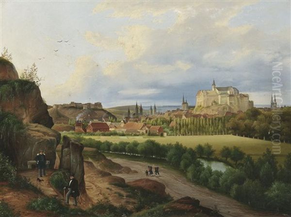 Quedlinburg Oil Painting by Wilhelm Steuerwald