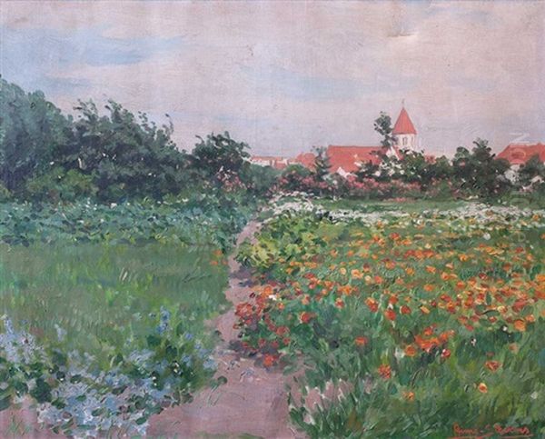 Campo Con Flores Oil Painting by Aime Stevens