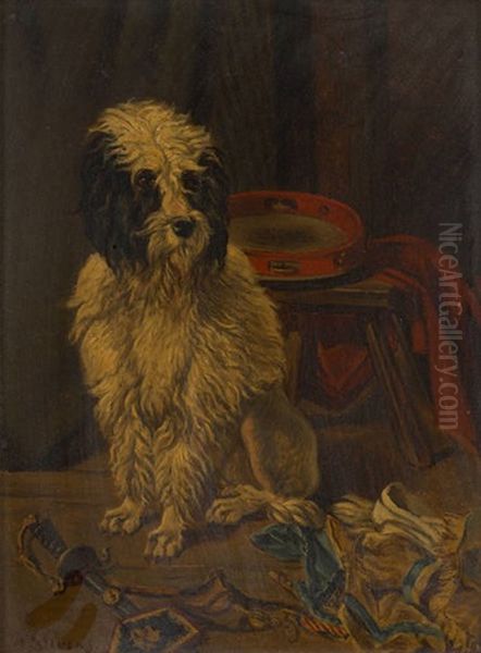 Le Chien Du Saltimbanque by Joseph (Edouard J.) Stevens