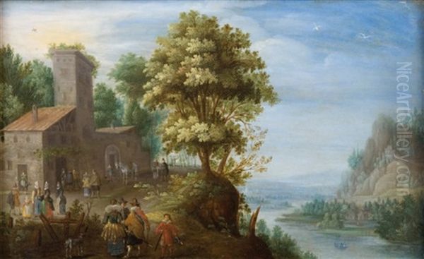 Paysage Anime Oil Painting by Pieter Stevens