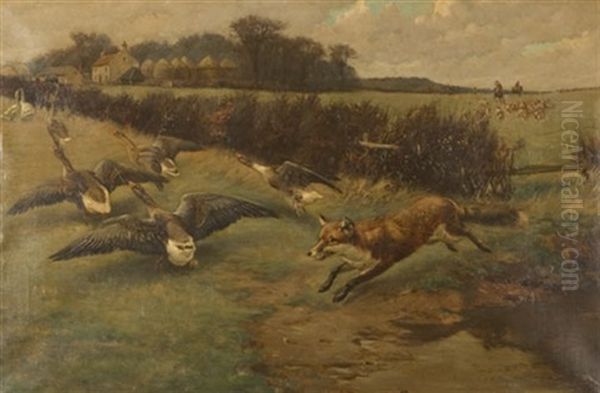 Making A Getaway Oil Painting by William Grant Stevenson