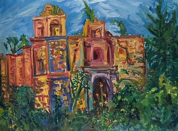 Los Molines, Oxaca, Mexico Oil Painting by William Stewart