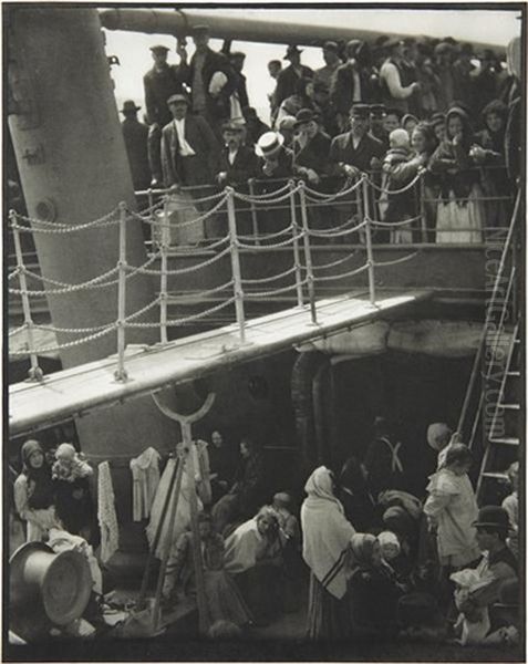 The Steerage Oil Painting by Alfred Stieglitz