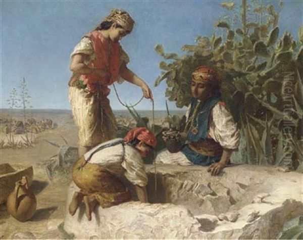 The Water Seller Oil Painting by John Stirling