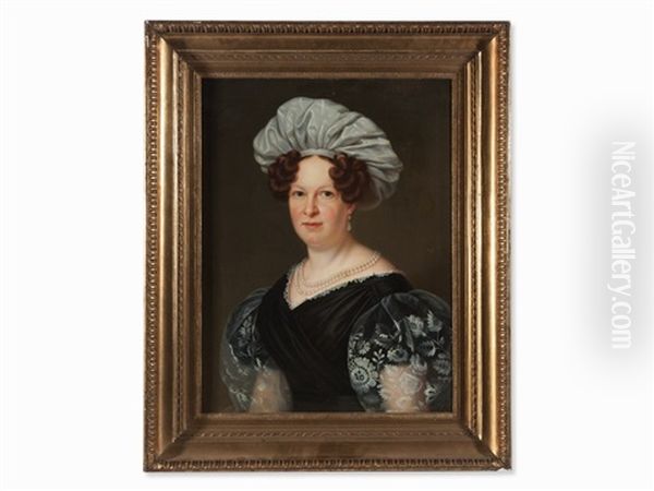 Portrait Of A Lady Oil Painting by Franz Seraph Stirnbrand