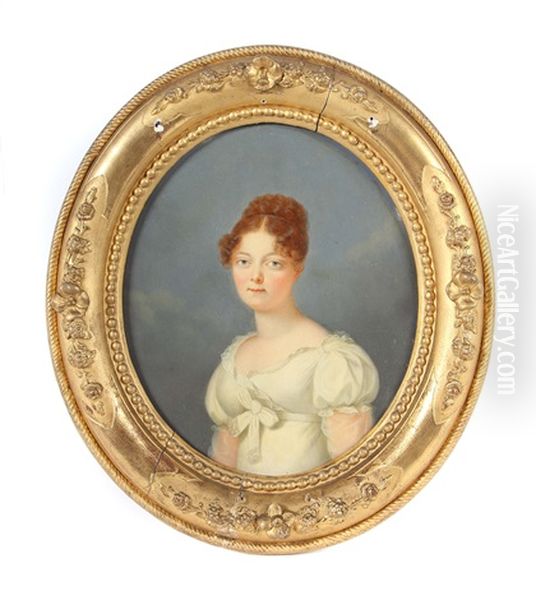 Bild Der Prinzessin Amalie Von Baden, Geboren Den 13ten Juli 1776, Gestorben Den 26ten Okt. 1823 Oil Painting by Franz Seraph Stirnbrand